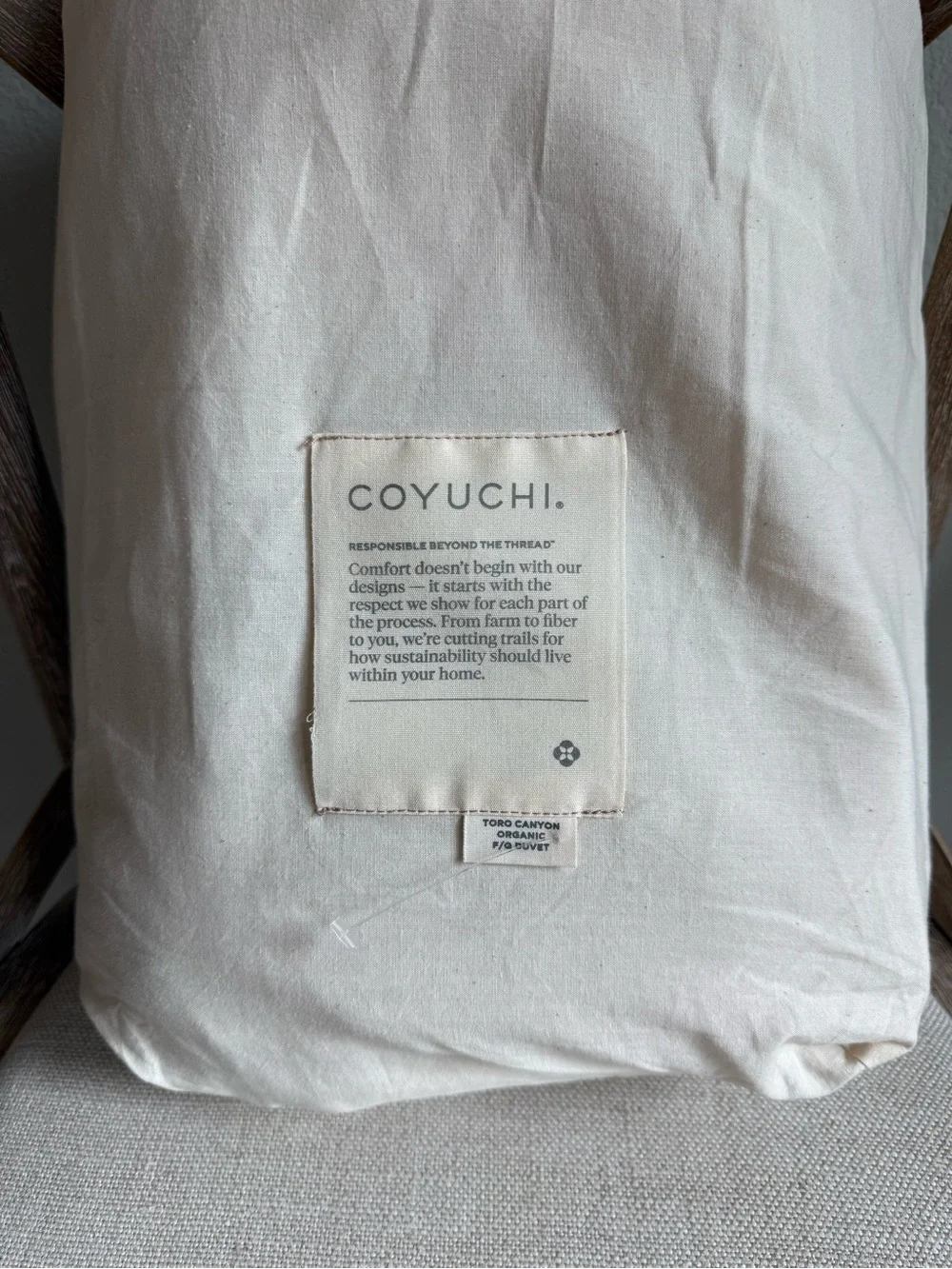 Coyuchi Toro Canyon Organic Duvet Cover